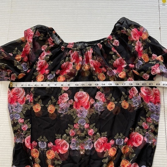 INC International Concept Floral Top. Size 10 P/1/A1389 - Picture 4 of 5
